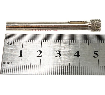 Коронка алмазная по стеклу и керамике (2 шт; 6 мм) Практика 777-222