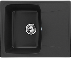 Кухонная мойка Ulgran Classic U-201-344 58 см ультра-черный