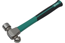 Рихтовочный молоток Sata 700 г, 390 мм, с круглым бойком, фибергласовая рукоятка 92303