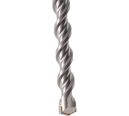 Бур по бетону, двойная спираль, Cobalt W-tip (16x260 мм; SDS PLUS) Denzel 705038