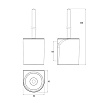 Ерш подвесной Emco Flow 2715 139 00 белый