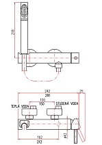 Смеситель для душа Rav Slezak Seina SE980.5/2