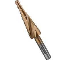 Сверло ступенчатое кобальт Р6М5К5, 4x12 мм Vertextools 5-4-12