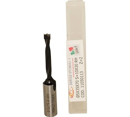 Сверло для глухих отверстий DORIGO HW Ø5x35x70 S=Ø10x30 Z=2 RH 11050113