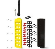 Двухрядный корпус для пульта управления Giovenzana 14 отверстий PLB14K