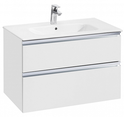 Мебель для ванной Roca Gap 80 см, модуль 2 ящика, белый глянец