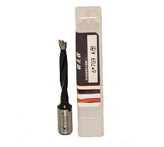 Сверло для глухих отверстий KWS HW 6х43х70 мм, Z=2, R K6 4040-01003-A0670R