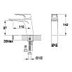 Смеситель для раковины Orans OLS-K1078