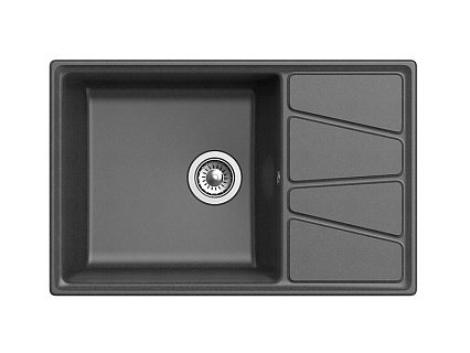 Кухонная мойка GranFest Vertex GF-V-780L 78 см графит