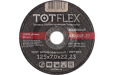 Круг зачистной AGGRESSOR 27 (125х7х22.2 мм) TOTFLEX 222101100