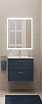 Мебель для ванной Kerama Marazzi Piano Classic 65 см 2 ящика, ясень синий матовый