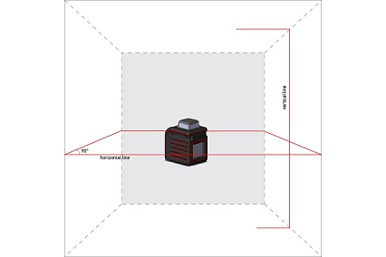 Комплект ADA : лазерный уровень ADA Cube 360 Basic Edition + элевационный штатив-штанга SILVER PLUS в комплекте с треногой 3.6 м A00663