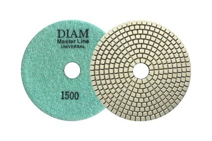 Круг алмазный гибкий шлифовальный АГШК Master Line Universal №1500 (125х2.5 мм) Diam 649