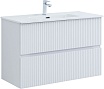 Мебель для ванной Aquanet Джейн 100 см белый матовый