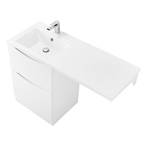 Раковина BelBagno Kraft 120 см BB1200/480-LV-MR-R правая