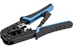 Обжимные клещи для обжима коннекторов 5Bites RJ-45, RJ-12, 11 фиксатор и зачистка LY-T568R