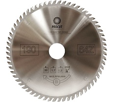 Пильный диск 190x30x1.7/1.2 мм, Z=64, ATB, поперечный рез, по древесине PROCUT 797.1903064A.ECO