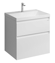 Тумба с раковиной Grossman Меркадо 60 см белый матовый