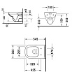 Подвесной унитаз Duravit D-Code Rimless (с крышкой SoftClose) 45700900A1