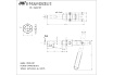 Механический зажим шатунного типа HS CLAMP HS-36224-M