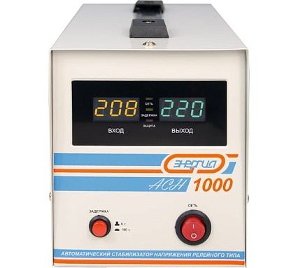 Стабилизатор с цифровым дисплеем Энергия АСН-1000 Е0101-0124