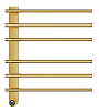 Полотенцесушитель электрический AQUAme AQM3116BG золото брашированное