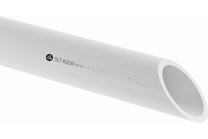 Труба SLT AQUA PP-R PN10 D125х11,4 SDR11 4м 4SLTPS11125