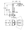 Душевая стойка Grohe Euphoria SmartControl System 310 Cube Duo 26508LS0 с термостатом