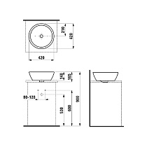 Раковина Laufen Pro 42