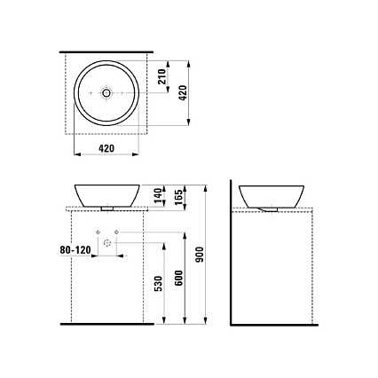 Раковина Laufen Pro 42