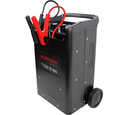 Пуско-зарядное устройство Verton Energy SC-600, 230/50В/Гц,12/24В,емк20-1000Ач,ток зар/зап90А/600А 01.12780.17931
