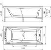 Акриловая ванна Радомир Вега 168х78 L