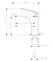 Смеситель для раковины Lemark Bellario LM6806C