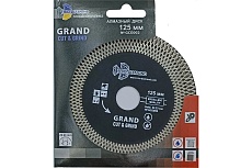 Диск алмазный отрезной Турбо серия Grand Cut & Grind 125х22.23 мм TRIO-DIAMOND GCG002