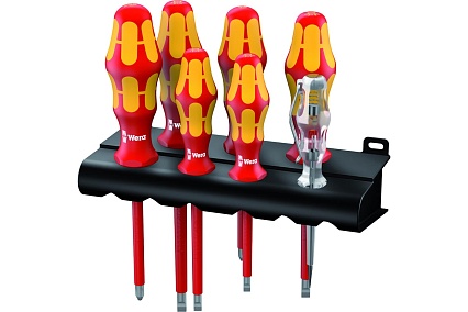 Набор диэлектрических отверток 1000 V 160I/165I/7 SATZ 7TLG. WERA WE-006148