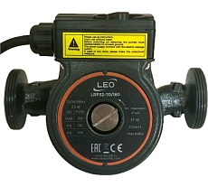 Циркуляционный насос LEO LRP 32-70/180, 105/130/150 Вт, 220В, Q 37/50/67 лмин, Hmax 5.2/6/6.3 м 1093
