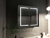 Зеркальный шкаф Aquatek 90x70 см с подсветкой, антипар, хром AQ7904-MLC