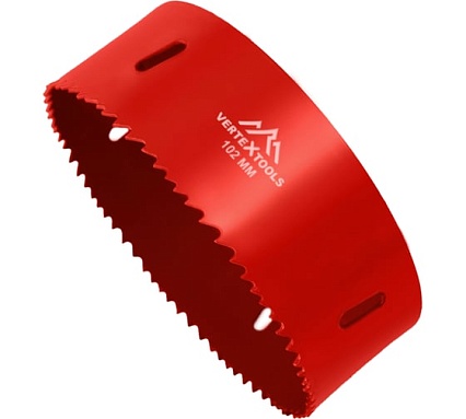 Коронка биметаллическая по металлу 127 мм Vertextools 2525-127