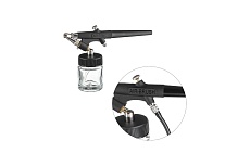 Мини-аэрограф с набором аксессуаров Intertool PT-1503
