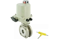 Шаровой кран DN.ru КШФП.316.200 Ду25 Ру40 с электроприводом ГЗ-ОФ.В-45/11(К) 220В D160-02032