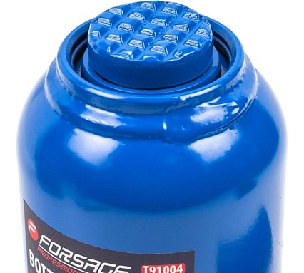 Бутылочный домкрат Forsage 10т с клапаном, h min-200мм, h max-385мм F-T91004 DS(51447)