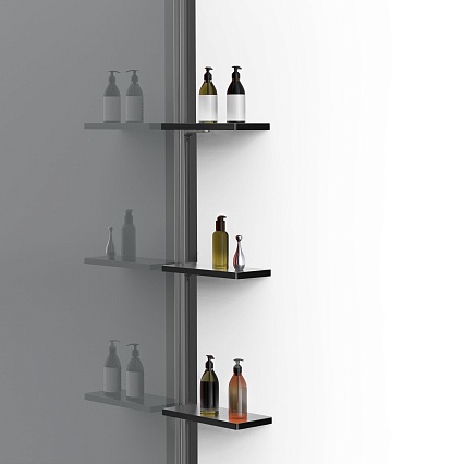 Душевая перегородка Vincea Walk-In VSW-1WSL120CGGM 120x200 вороненая сталь, тонированное