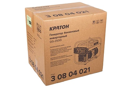 Бензиновый инверторный генератор Кратон GG-2500i 3 08 04 021