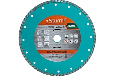 Диск алмазный Turbo по железобетону (230х22.2/20 мм) Sturm 9020-04-230x22-T