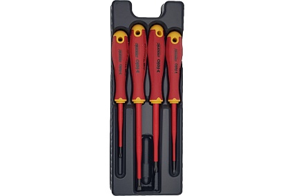 Набор диэлектрических отверток 4 шт. Felo Ergonic серия Slim 41384198