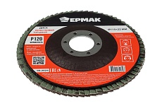 Диск лепестковый торцевой Ермак 115x22 мм, P120 610-003