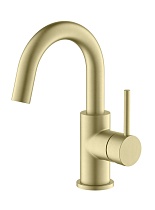 Смеситель для раковины Aquatek Европа AQ1307BG шлифованное золото