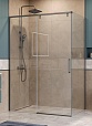 Душевой уголок BelBagno SOFT_CLOSE-1-AH-1-130/90-C-GM 130x90 прозрачный, оружейная сталь