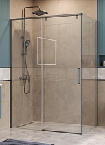 Душевой уголок BelBagno SOFT_CLOSE-1-AH-1-130/90-C-GM 130x90 прозрачный, оружейная сталь