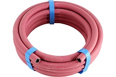 Рукав газовый 6.3 мм, 5 м, красный, 1 класс DRAGONKIT 00-00002678